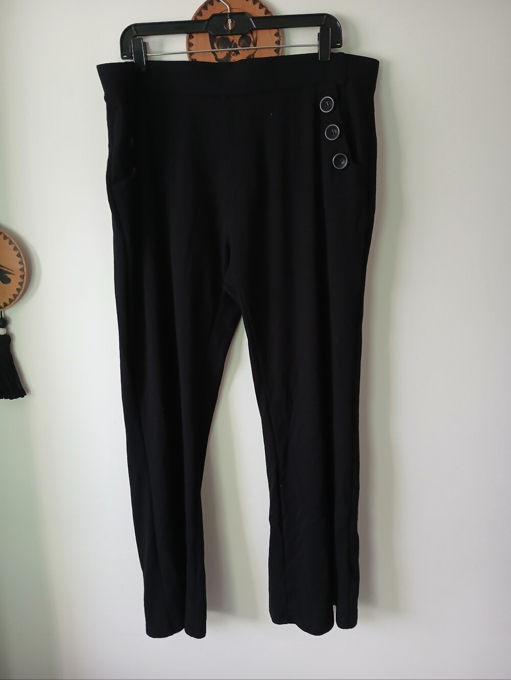 Black Strechy Dress Pants